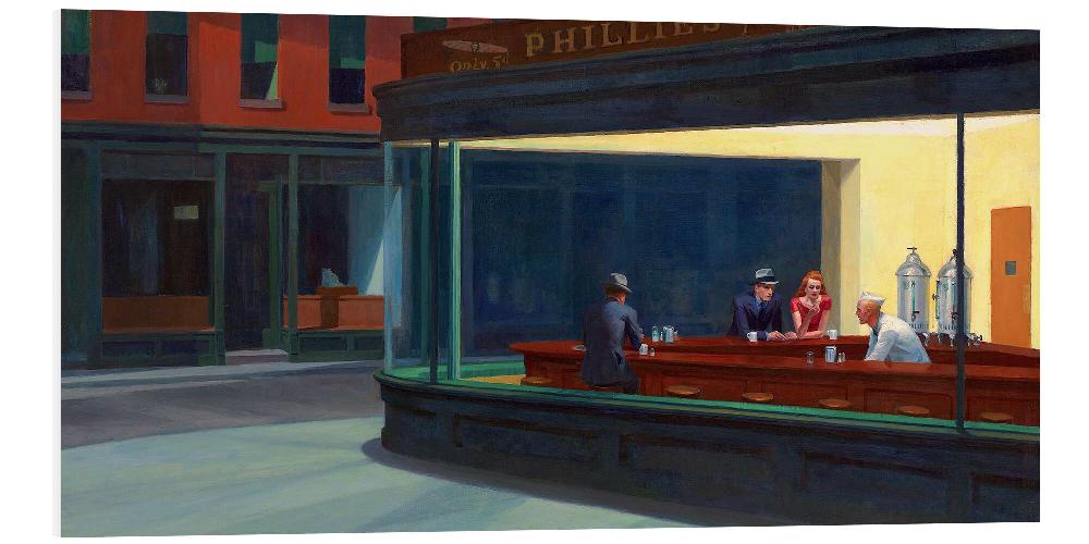 posterlounge PVC print Nighthawks