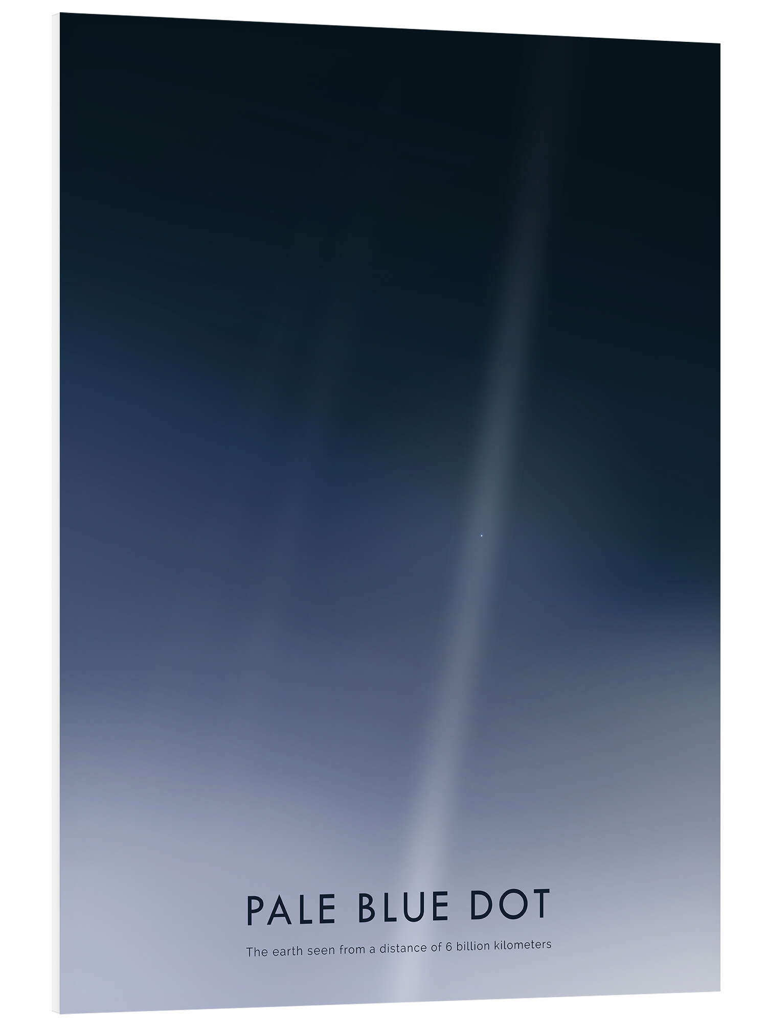 posterlounge PVC print Pale Blue Dot