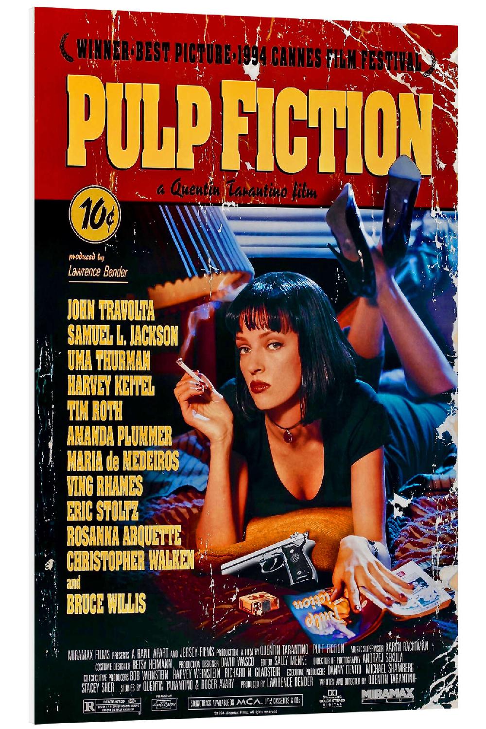 posterlounge PVC print Pulp Fiction (Engels)