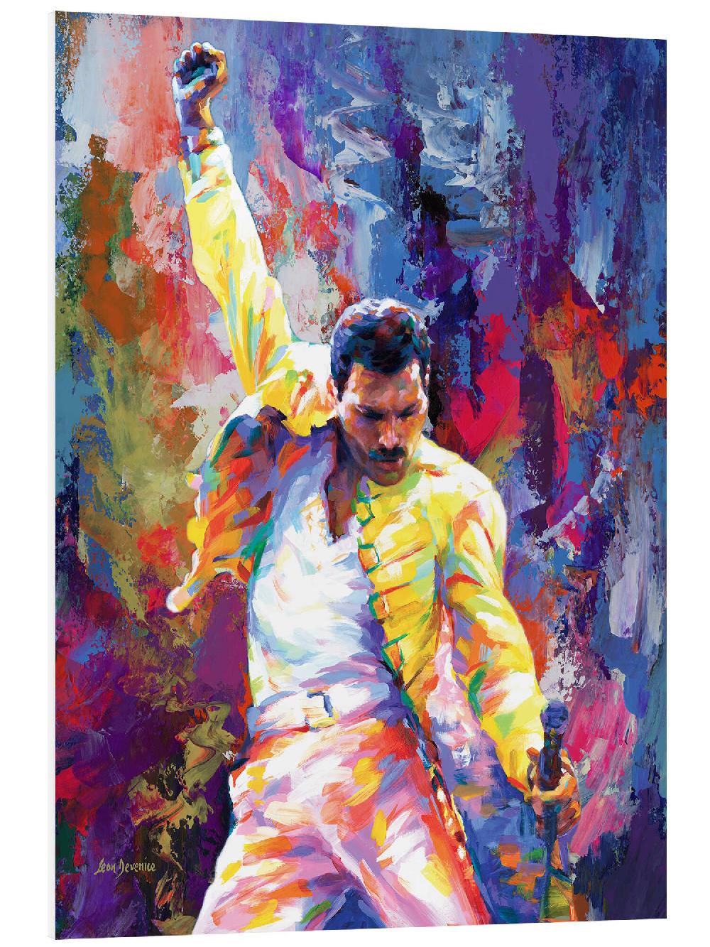 posterlounge PVC print Freddie Mercury Pop Art Portrait
