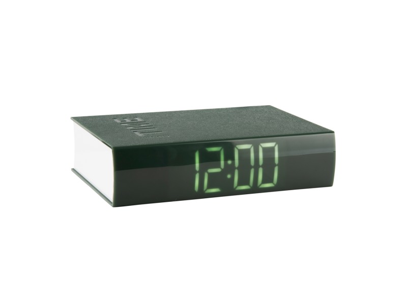 present time Alarm Clock Book LED - KA5861GR Jungle green present time Alarm Clock Book LED - KA5861GR Jungle green