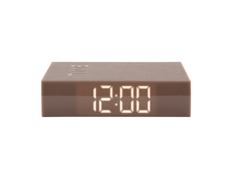 Present Time Alarm Clock Book LED - KA5861WG Warm Grey