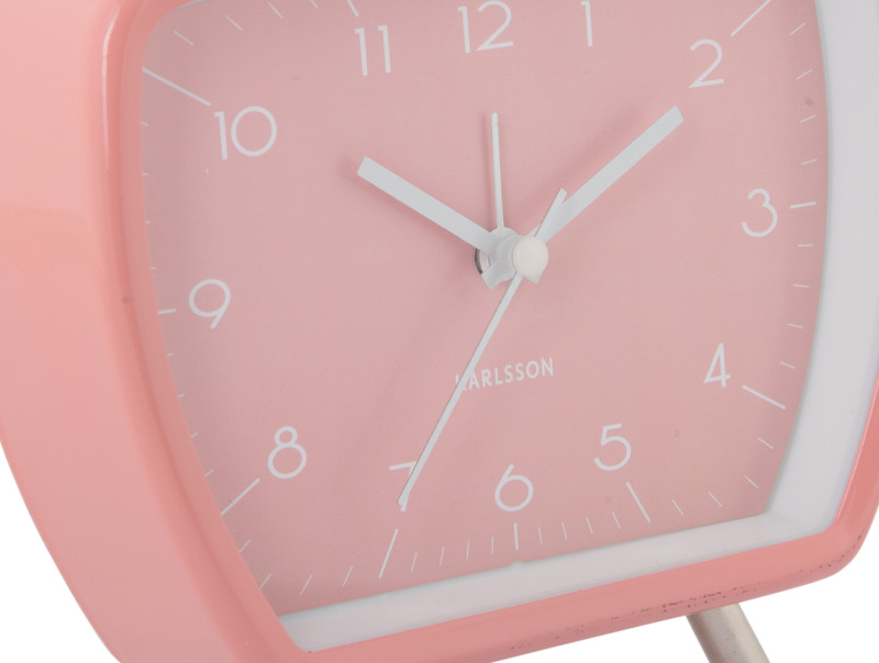 Present Time Alarm Clock Candy Circus Retro - KA5939PI Flamingo Pink