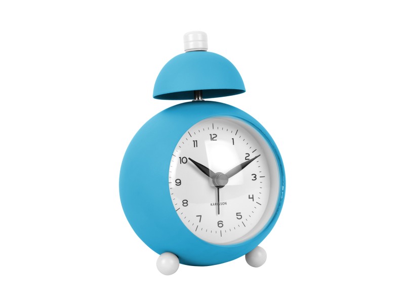 present time Alarm Clock Chaplin - KA5979BB Bright blue