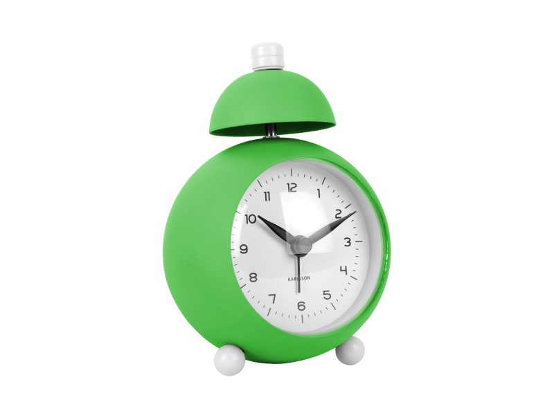 Present Time Alarm Clock Chaplin - KA5979BG Bright Green