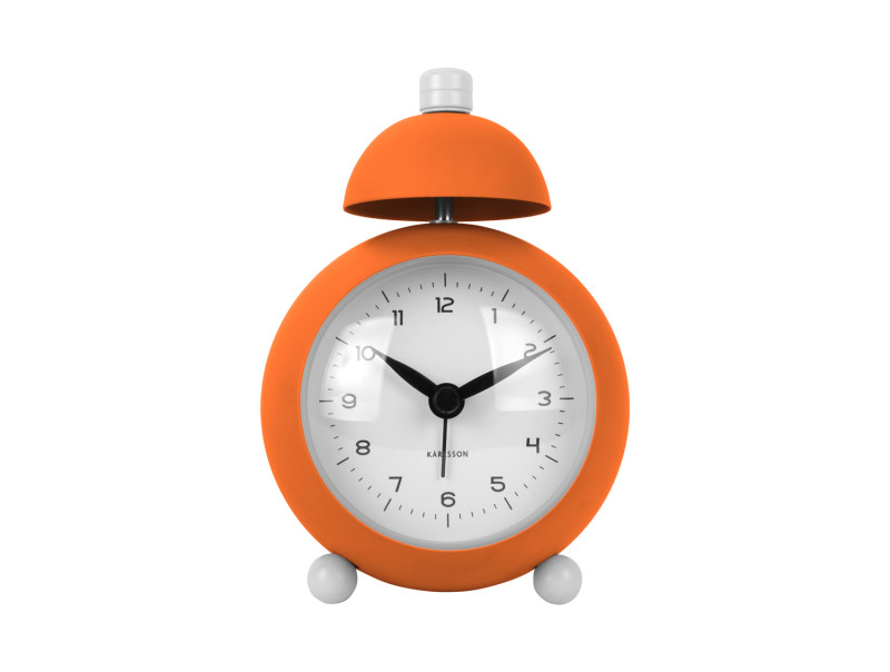 Present Time Alarm Clock Chaplin - KA5979OR Bright Orange