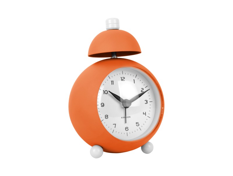 present time Alarm Clock Chaplin - KA5979OR Bright orange