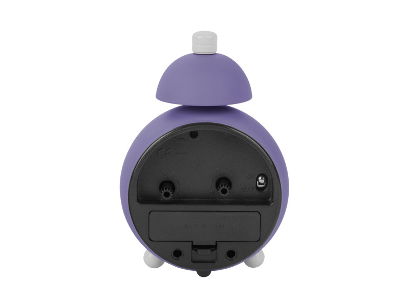 Present Time Alarm Clock Chaplin - KA5979PU Bright Purple