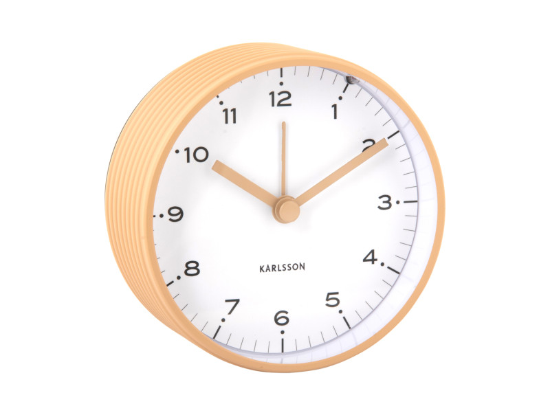 present time Alarm Clock Circus Rings - KA6010SB Soft brown