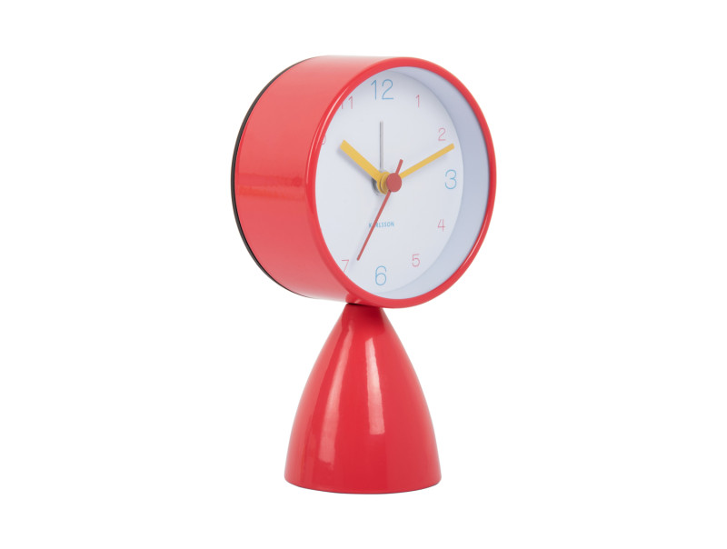 present time Alarm Clock Funky Vibes - KA6023RD Scarlet red