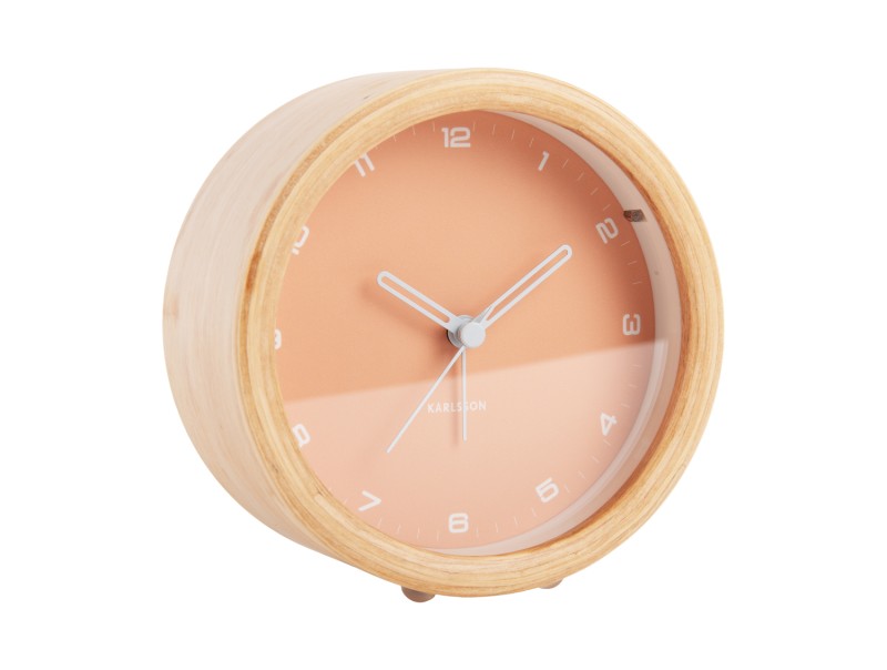 Present Time Alarm Clock Gentle - KA5987LO Soft Orange