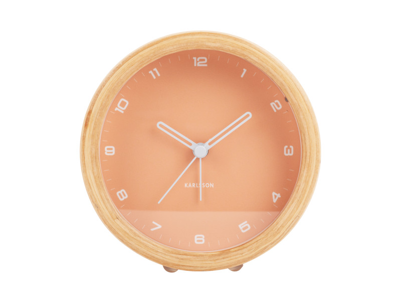 Present Time Alarm Clock Gentle - KA5987LO Soft Orange