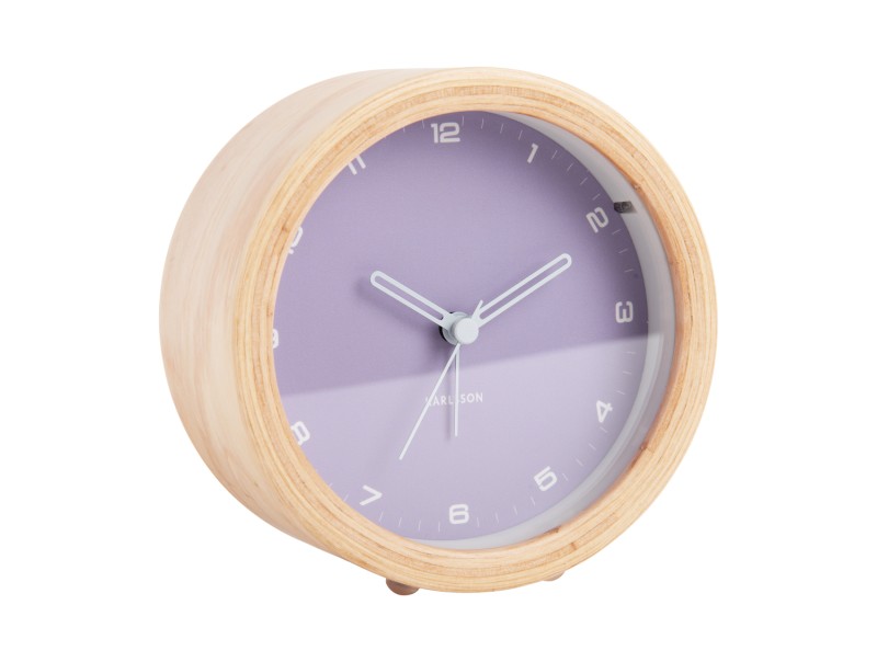 present time Alarm Clock Gentle - KA5987PU Soft purple