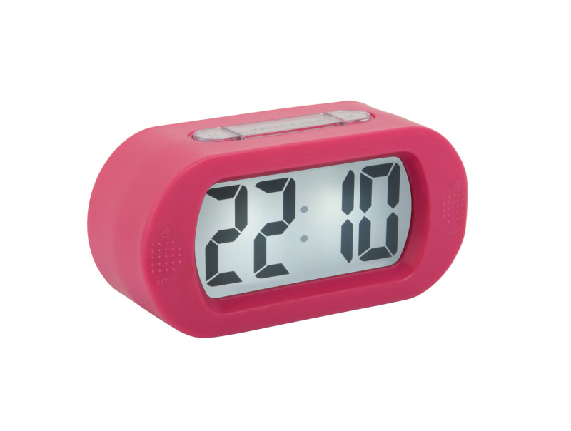 present time Alarm Clock Gummy - KA5753BP Bright pink