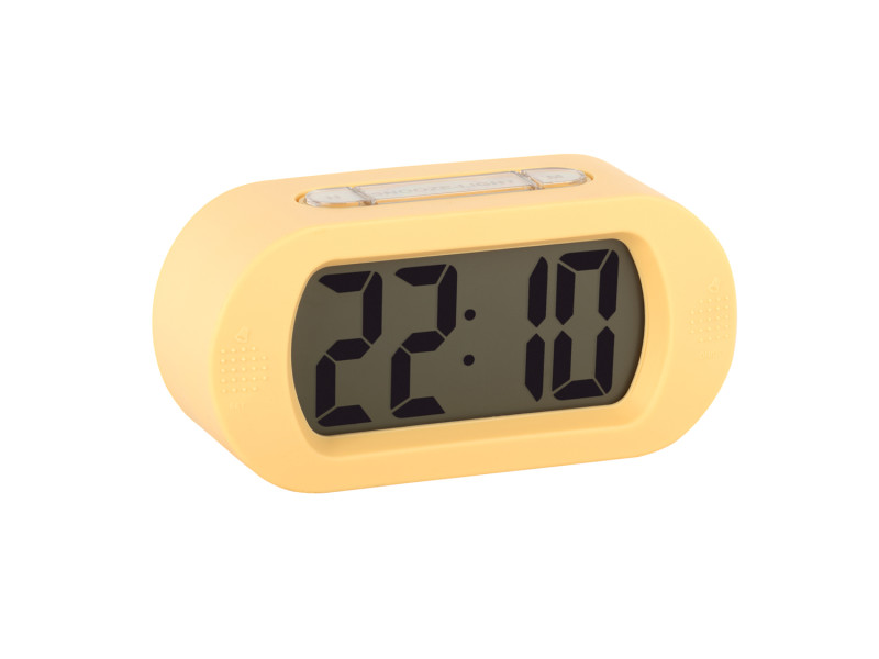 Present Time Alarm Clock Gummy - KA5753LY Soft Yellow