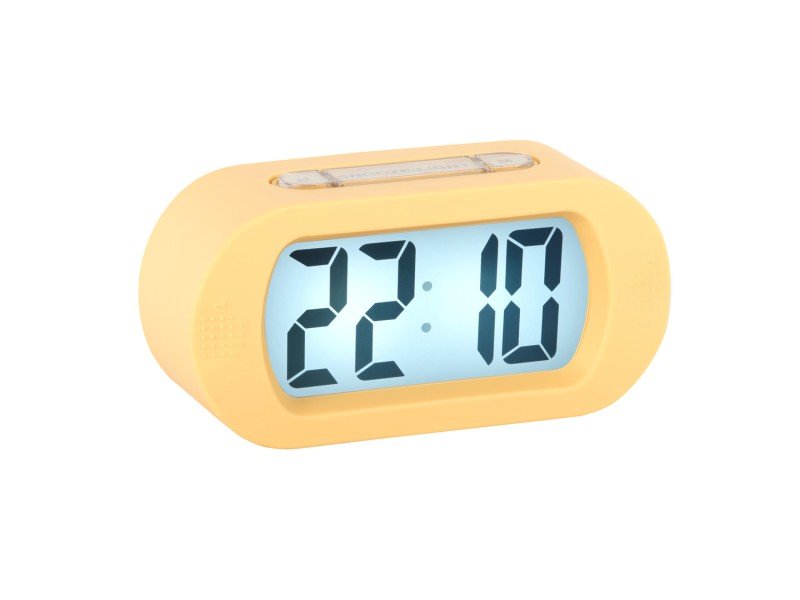 present time Alarm Clock Gummy - KA5753LY Soft yellow