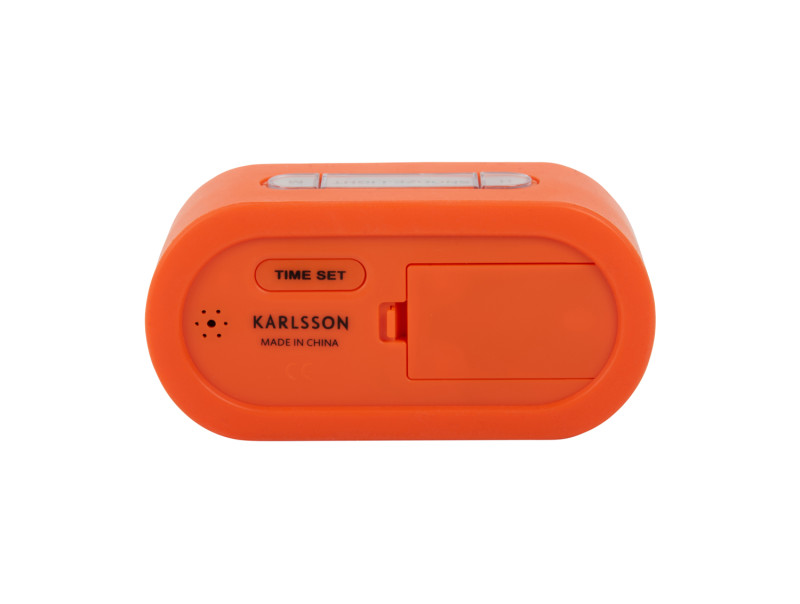 Present Time Alarm Clock Gummy - KA5753OR Bright Orange