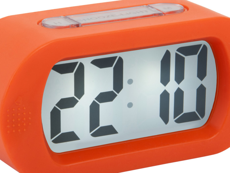 Present Time Alarm Clock Gummy - KA5753OR Bright Orange
