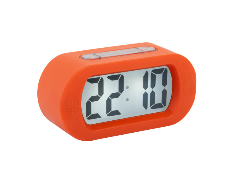 present time Alarm Clock Gummy - KA5753OR Bright orange