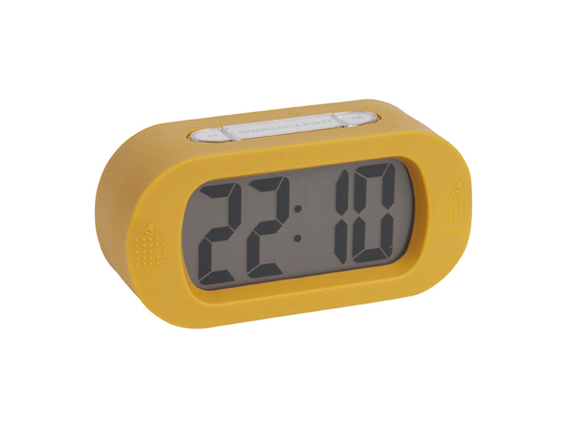Present Time Alarm Clock Gummy - KA5753YE Ochre Yellow