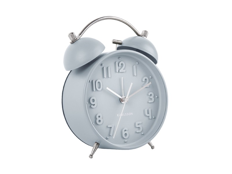 Present Time Alarm Clock Iconic - KA5784LB Light Blue