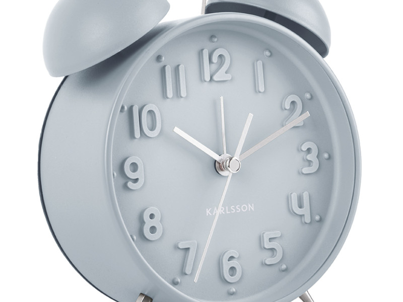 Present Time Alarm Clock Iconic - KA5784LB Light Blue