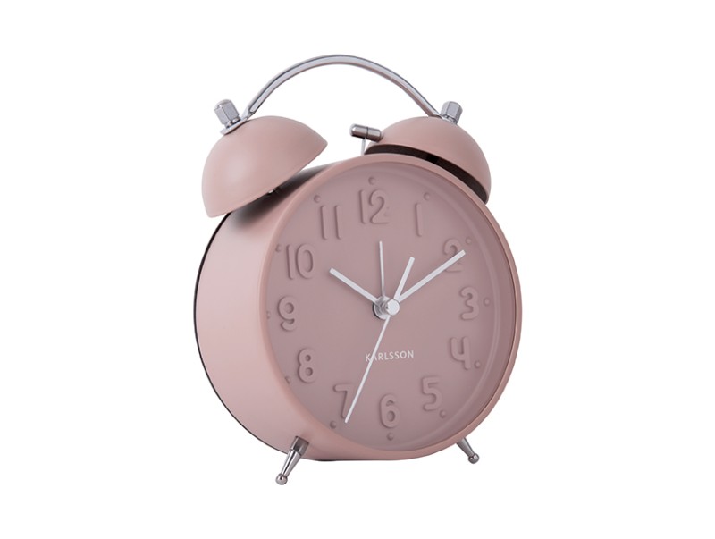 Present Time Alarm Clock Iconic - KA5784PI Faded Pink