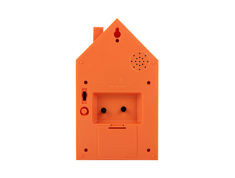Present Time Alarm Clock Modern Cuckoo - KA6015OR Bright Orange