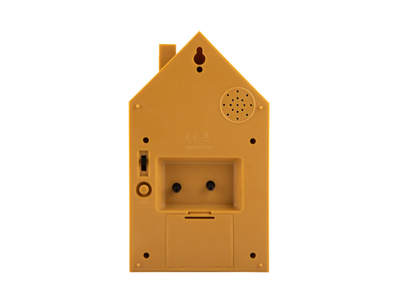 Present Time Alarm Clock Modern Cuckoo - KA6015YE Ochre Yellow
