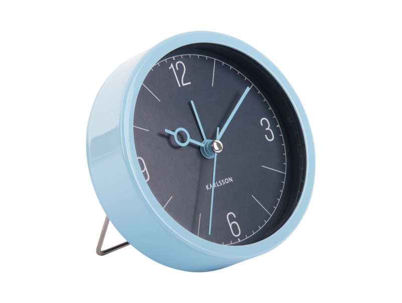 Present Time Alarm Clock Monocle - KA5986BL Night Blue