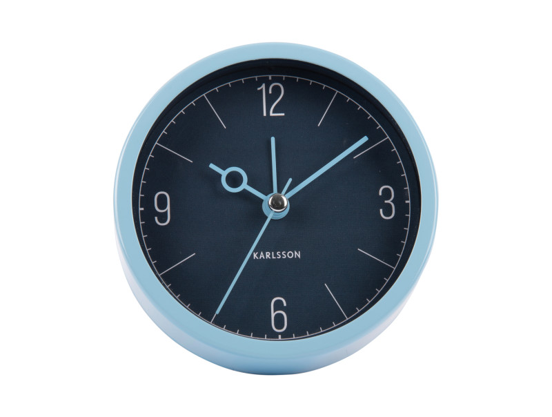 Present Time Alarm Clock Monocle - KA5986BL Night Blue