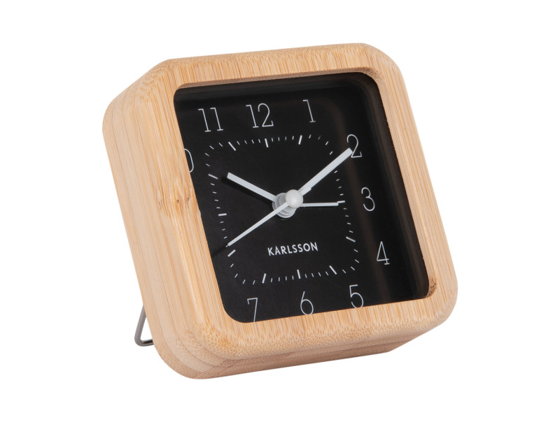 present time Alarm Clock Neat Square - KA5924BK Black