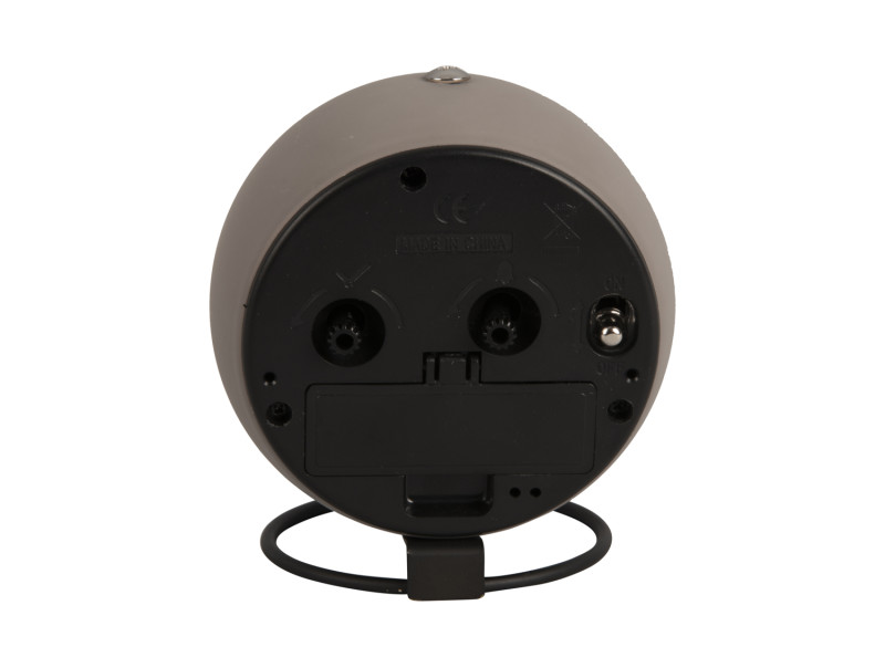 Present Time Alarm Clock Nirvana Globe - KA5857GY Dark Warm Grey