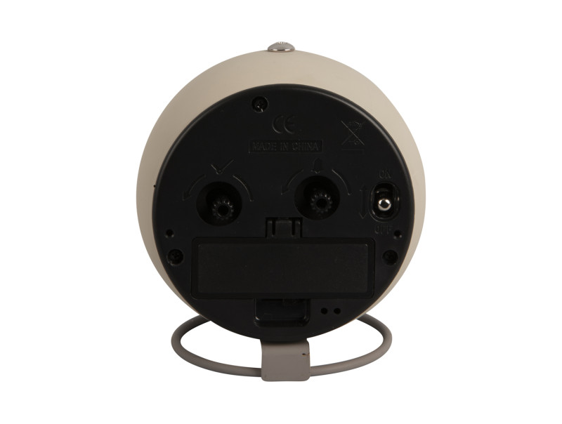 Present Time Alarm Clock Nirvana Globe - KA5857WG Warm Grey