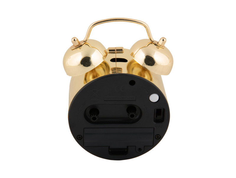 Present Time Alarm Clock Pearl Glow - KA6009GD Gold Plated