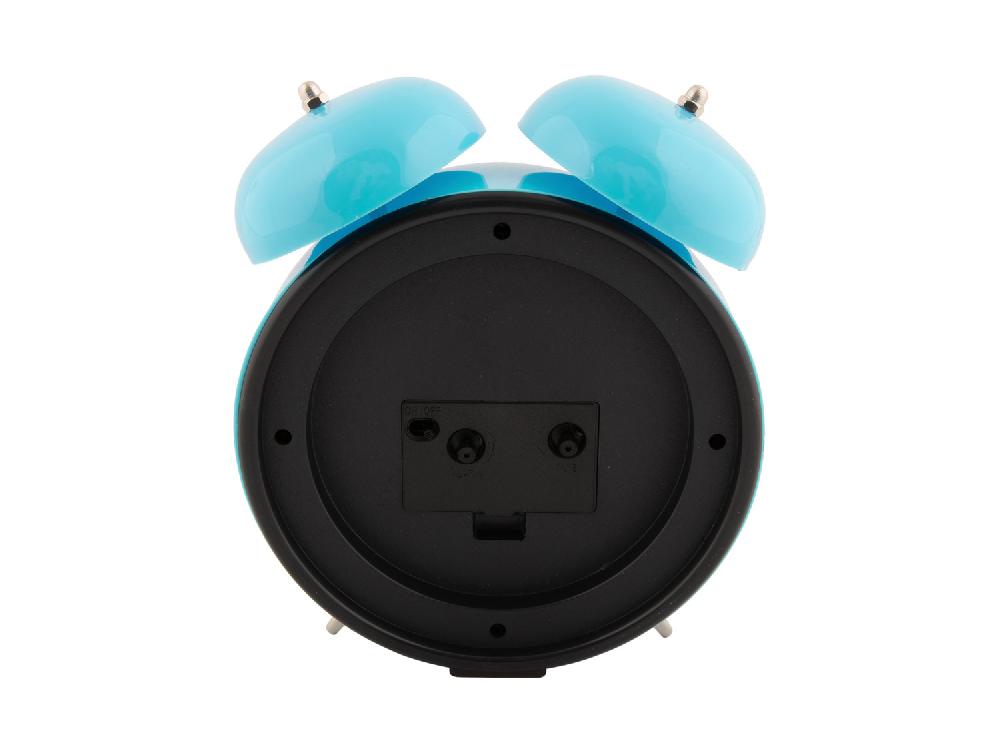 Present Time Alarm Clock Peekaboo Goldfish - KA5980LB Light Blue