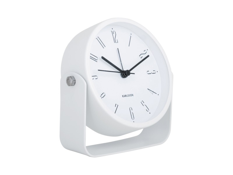 present time Alarm Clock Regal Numbers - KA5989WH White