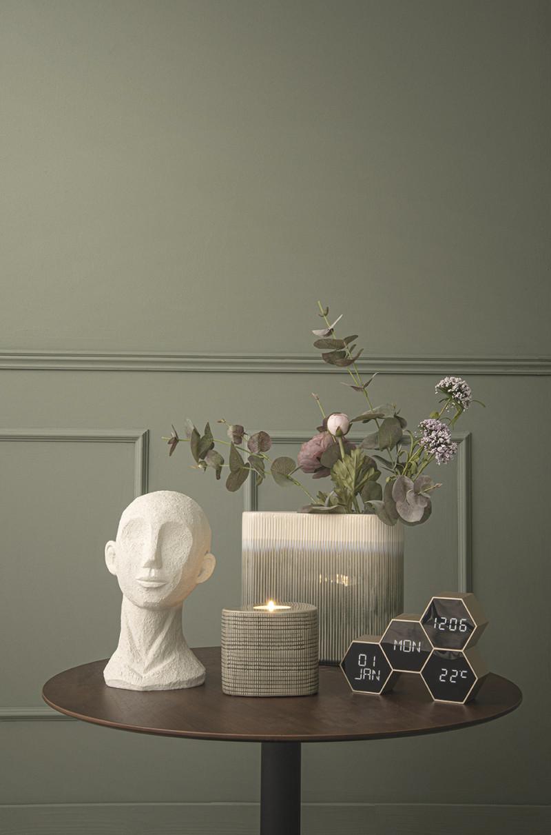 Present Time Alarm Clock Six In The Mix - KA5805GD Gold Painted