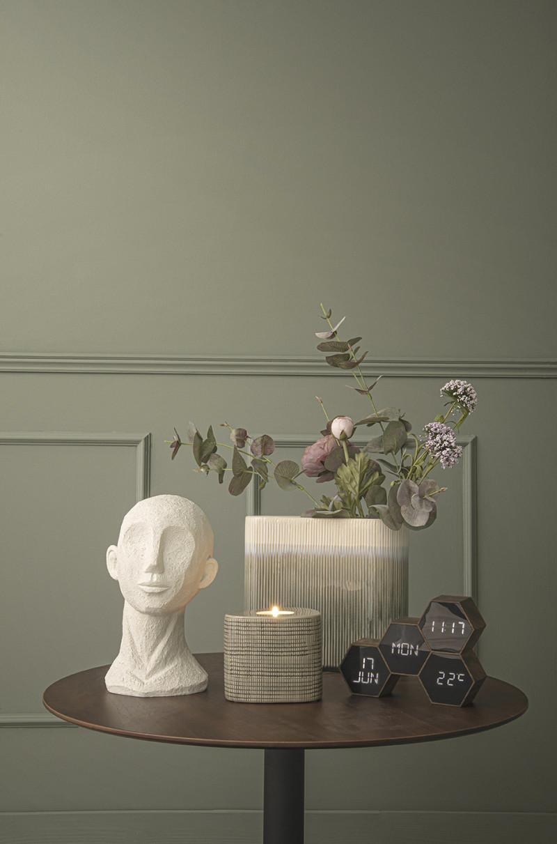 Present Time Alarm Clock Six In The Mix - KA5805WD Dark Wood