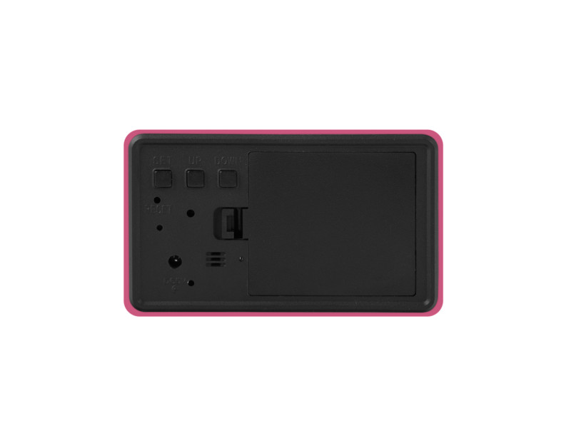 Present Time Alarm Clock Spry Tube - KA5983BP Bright Pink