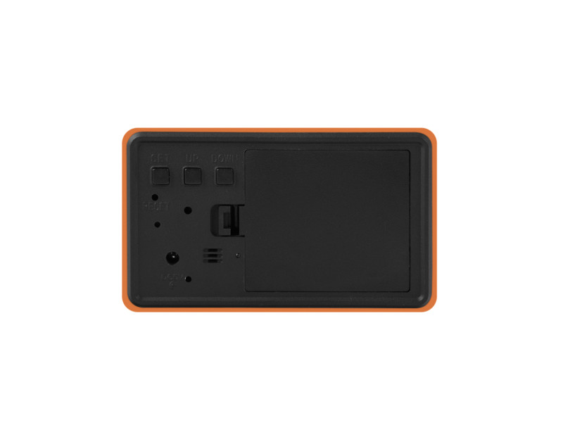 Present Time Alarm Clock Spry Tube - KA5983OR Bright Orange