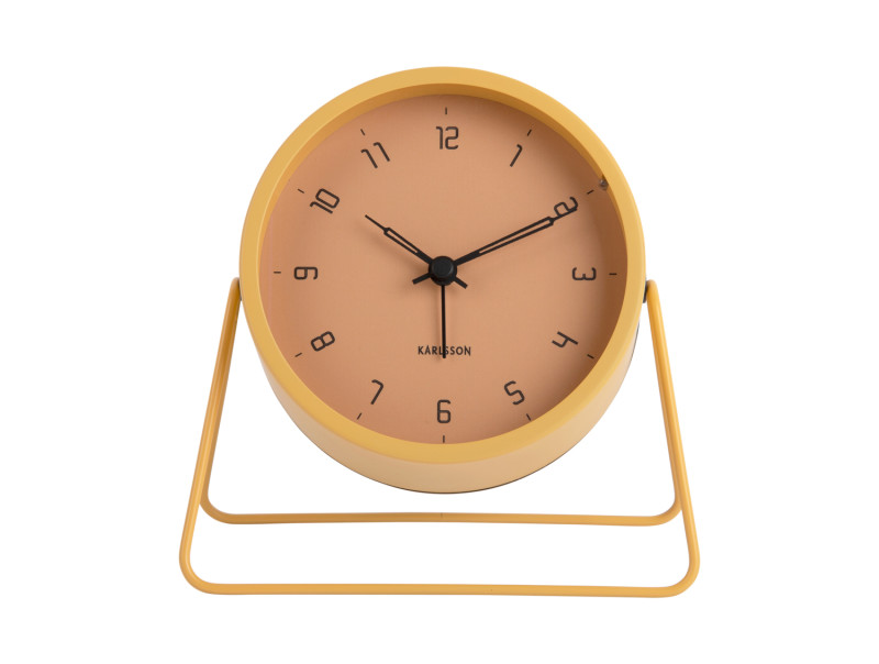 Present Time Alarm Clock Stark - KA5952YE Honey Yellow