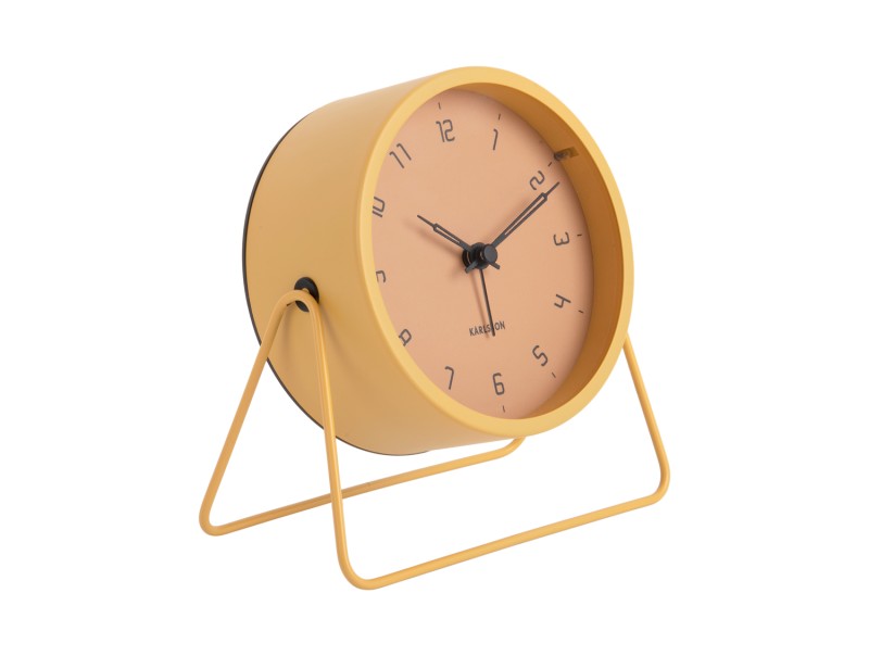 present time Alarm Clock Stark - KA5952YE Honey yellow