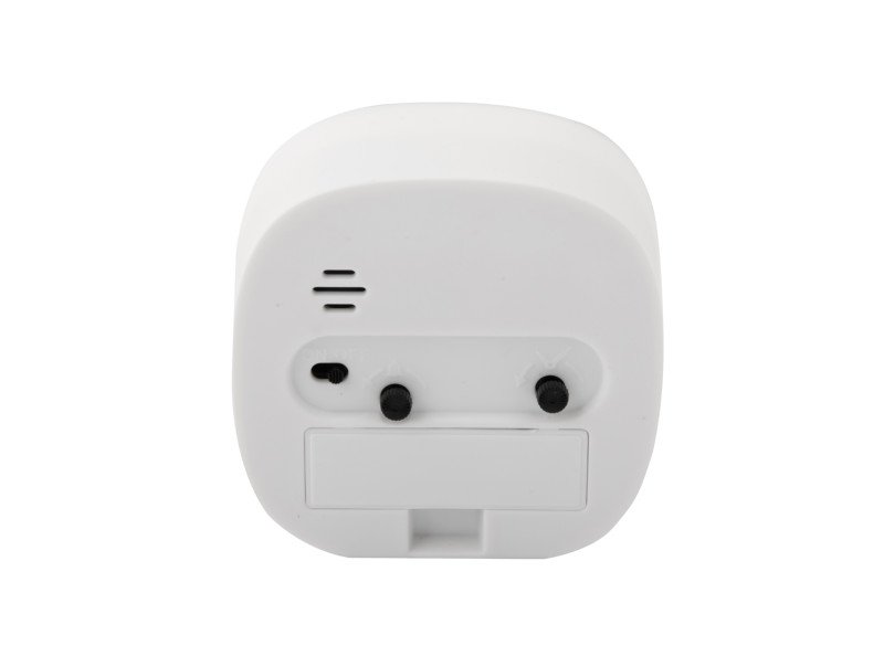 Present Time Alarm Clock Travel Square - KA5957WH White