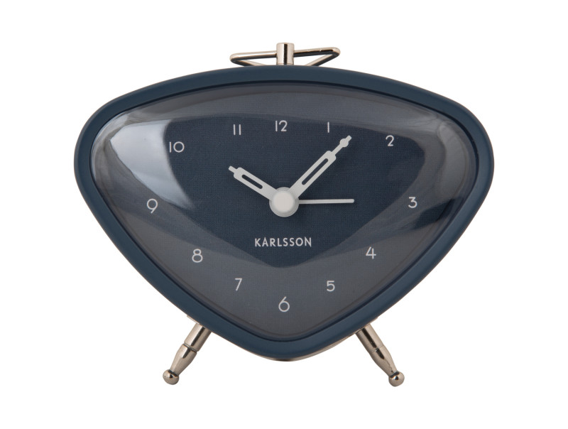 Present Time Alarm Clock Triangle - KA5946DG Dark Grey