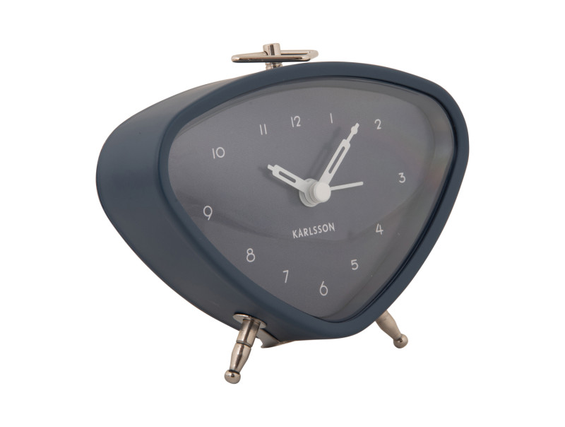 Present Time Alarm Clock Triangle - KA5946DG Dark Grey