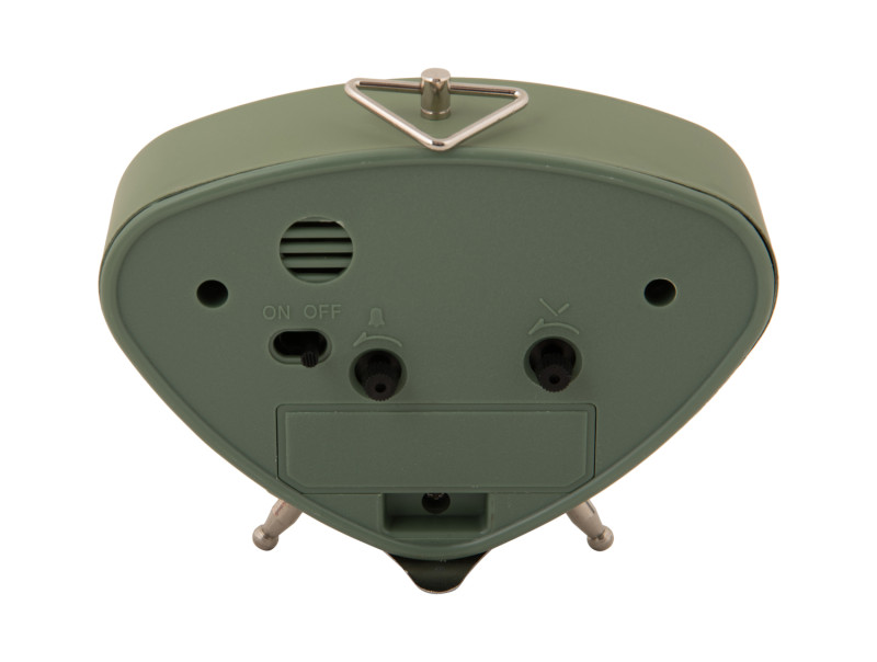 Present Time Alarm Clock Triangle - KA5946GR Jungle Green