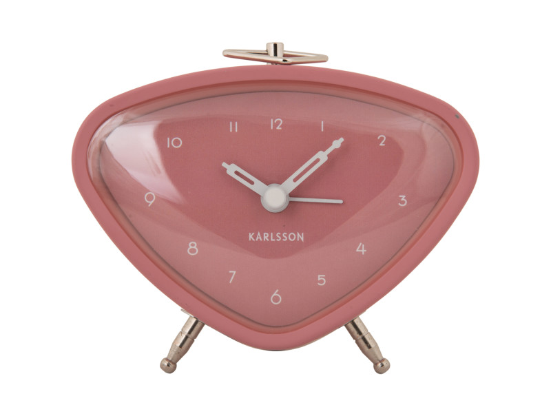 Present Time Alarm Clock Triangle - KA5946PI Faded Pink