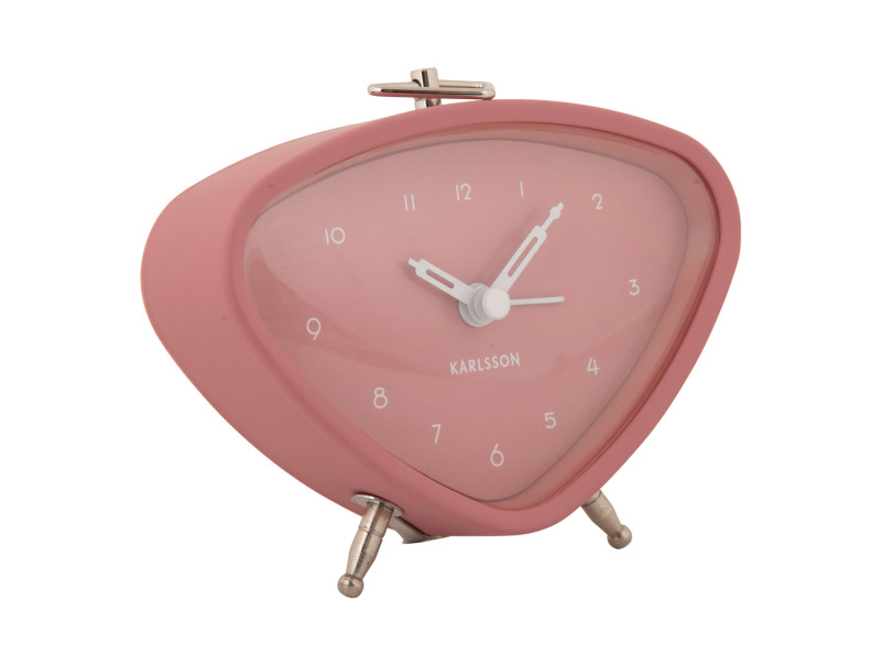Present Time Alarm Clock Triangle - KA5946PI Faded Pink