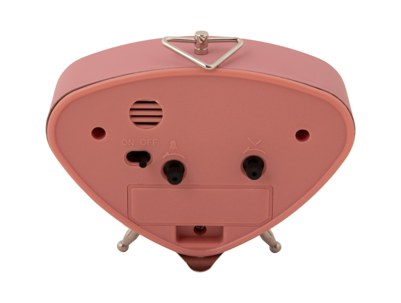 Present Time Alarm Clock Triangle - KA5946PI Faded Pink
